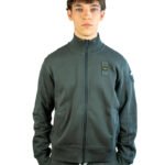 Blauer Felpa zip