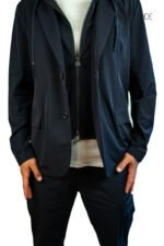 Giacca Armani Exchange con Cappuccio Nero Cod. XM001199 AF16635 - immagine 4