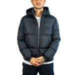 Giacca Imbottita Armani Exchange con Cappuccio Nero  Cod. XM000348 AF12286